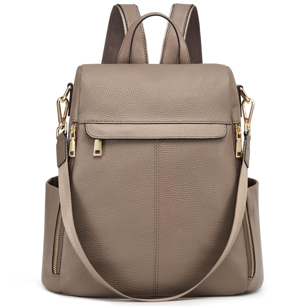 9182 Anti-Theft Backpack Purse Leather Shoulder Bag Fashion Satchel Bags